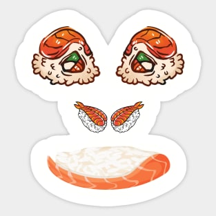 Sushi face2 Sticker